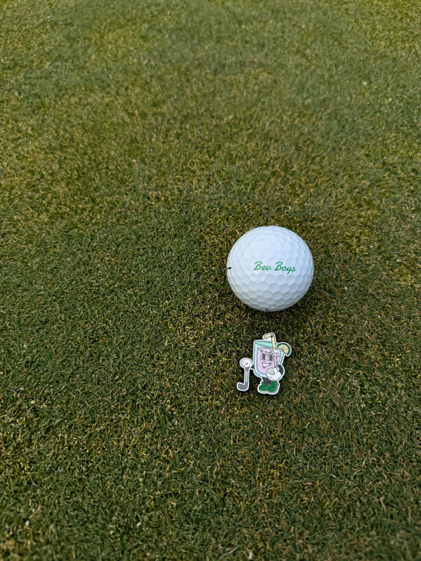 The “Back 9 Pick Me Up” Premium Ball Marker